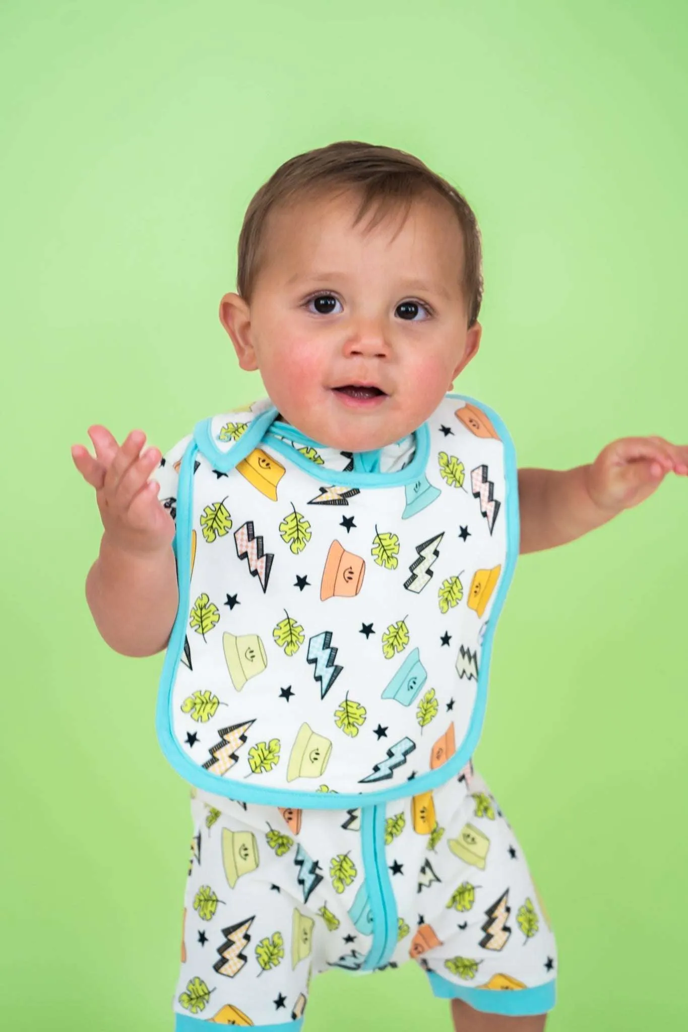 Bolting to the Beach Dream Baby Bib