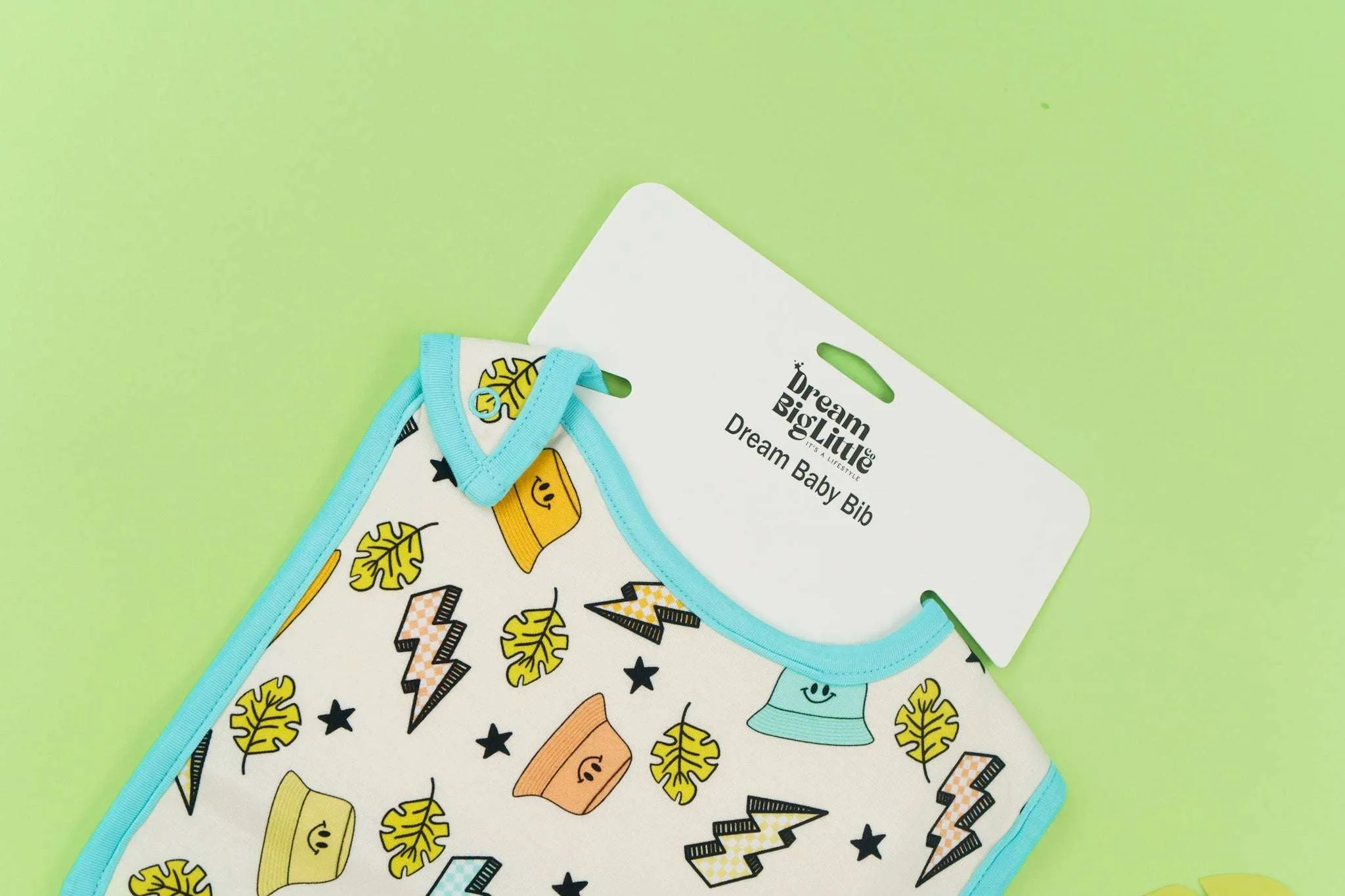 Bolting to the Beach Dream Baby Bib