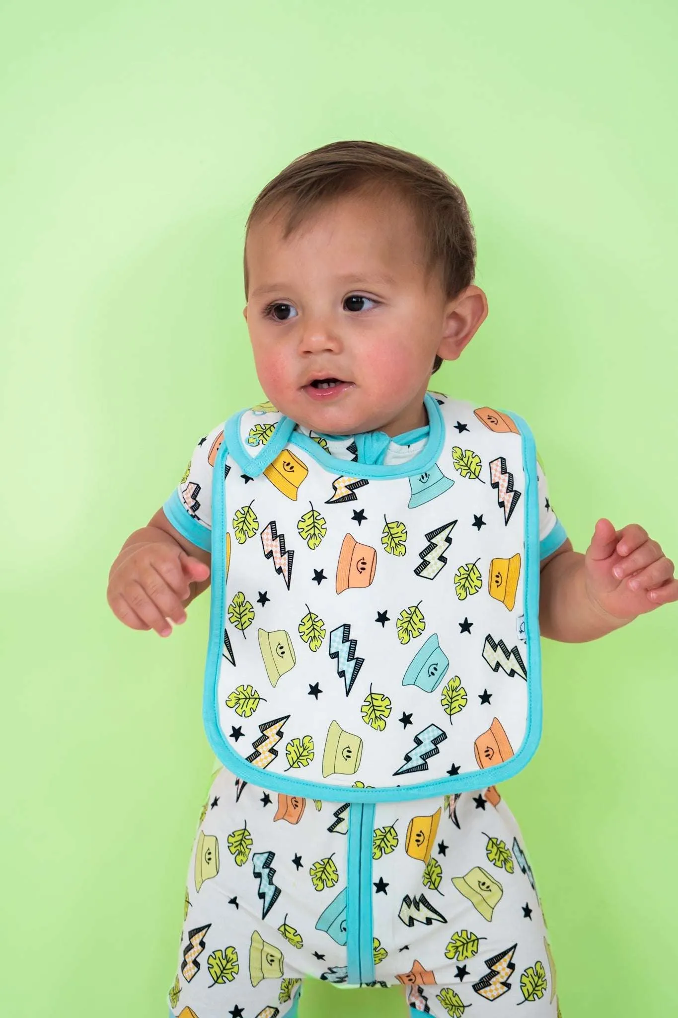 Bolting to the Beach Dream Baby Bib