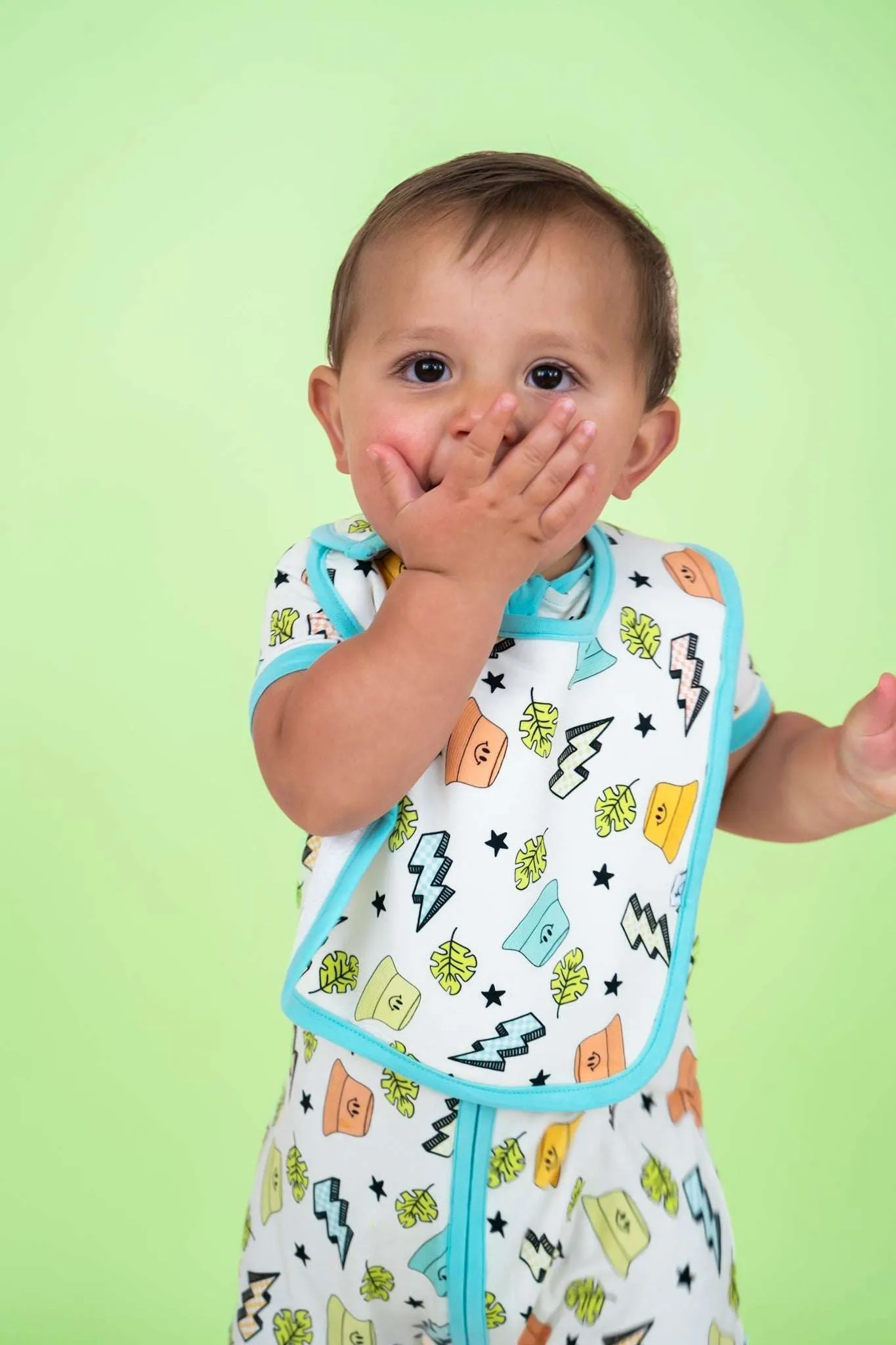 Bolting to the Beach Dream Baby Bib
