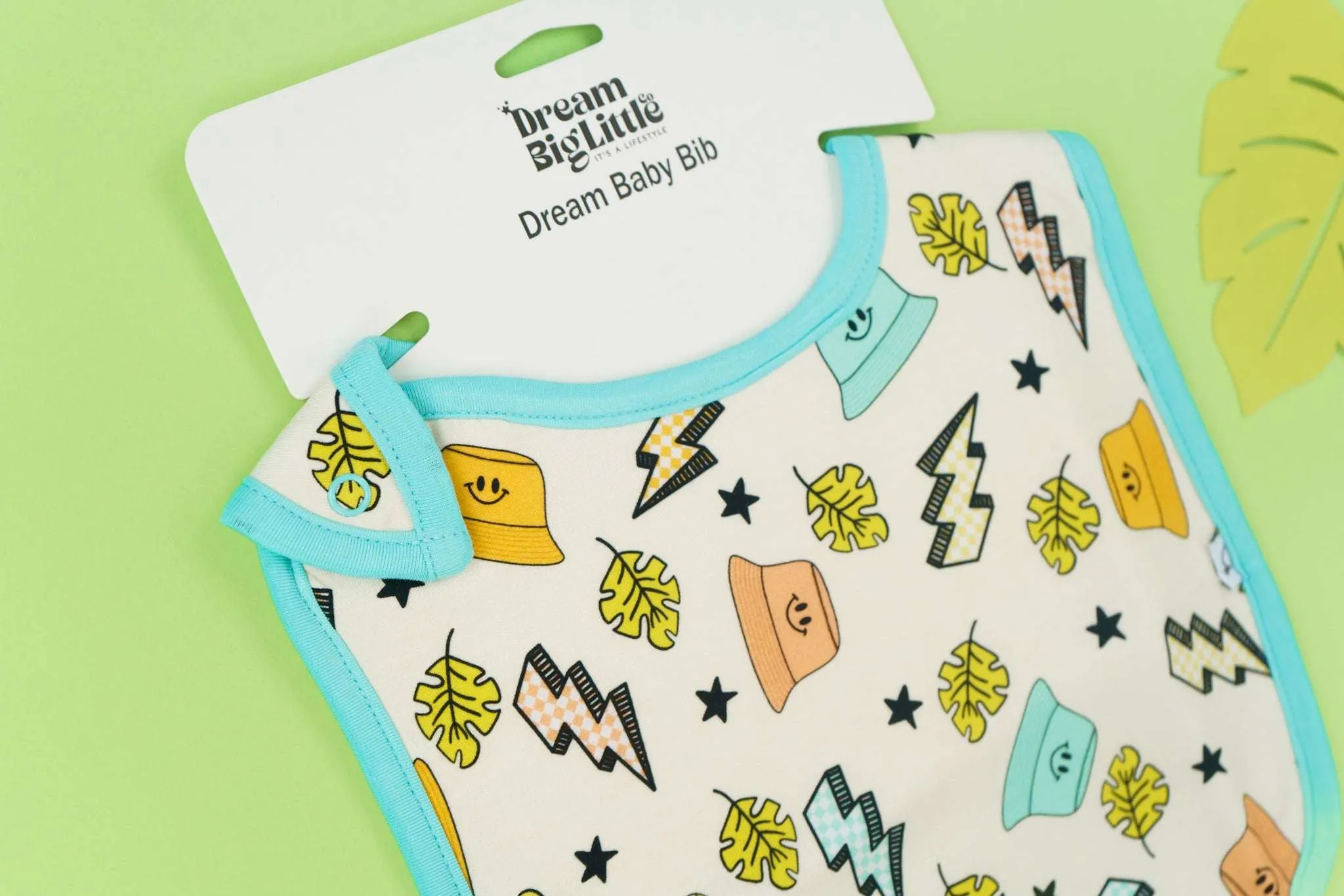 Bolting to the Beach Dream Baby Bib