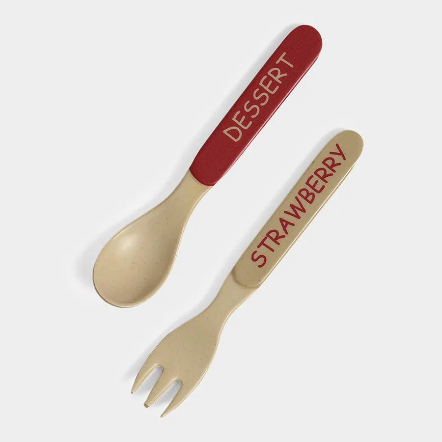 Bonjour Pouchron Bib & Cutlery Set