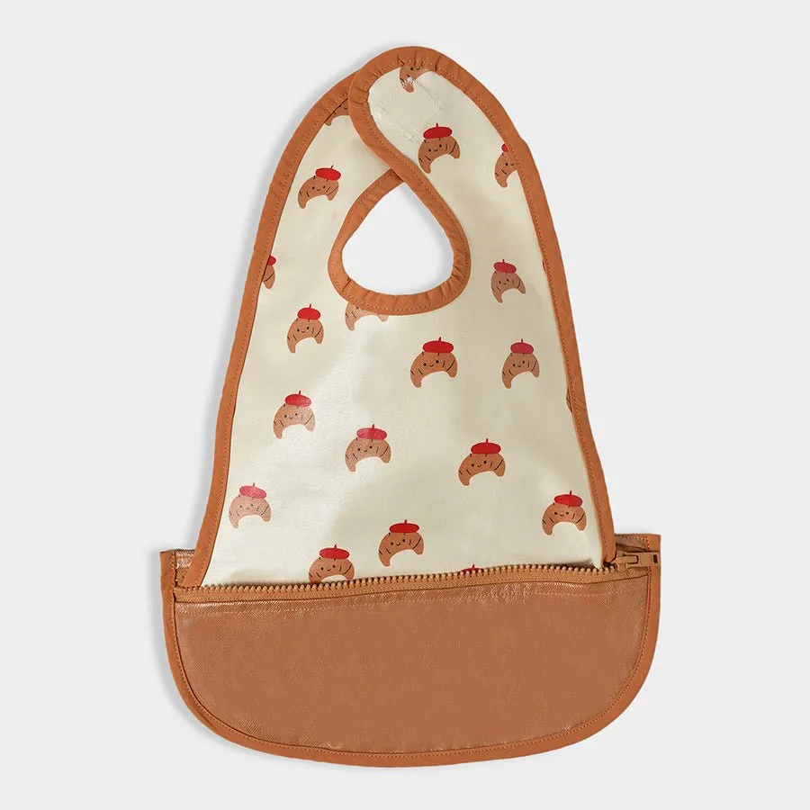 Bonjour Pouchron Bib & Cutlery Set