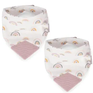 Booginhead Bandana Teether Bib 2-Pack 3m 