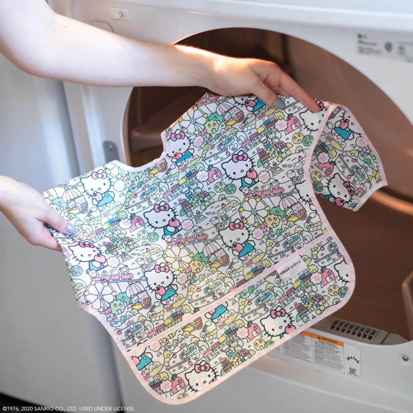 Bumkins Hello Kitty® - Sleeved Bib - Hello Kitty Carnival