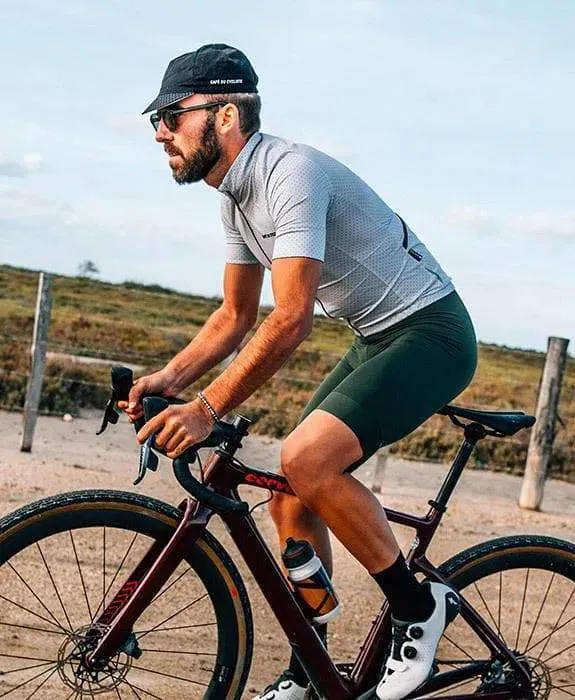 CAFE DU CYCLISTE  Marinette Colour Bib Shorts - Khaki