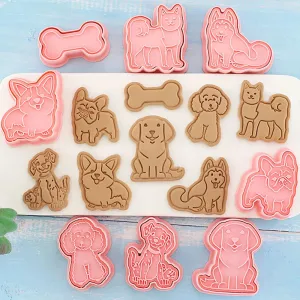 Cartoon 3D Animal 8Pcs Cookie Cutter