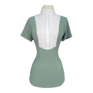 Cavalleria Toscana Hunter Shirt in Emerald Grey - Women's Large