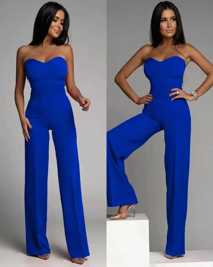 CHARLOTTE - STRAPLESS JUMPSUIT