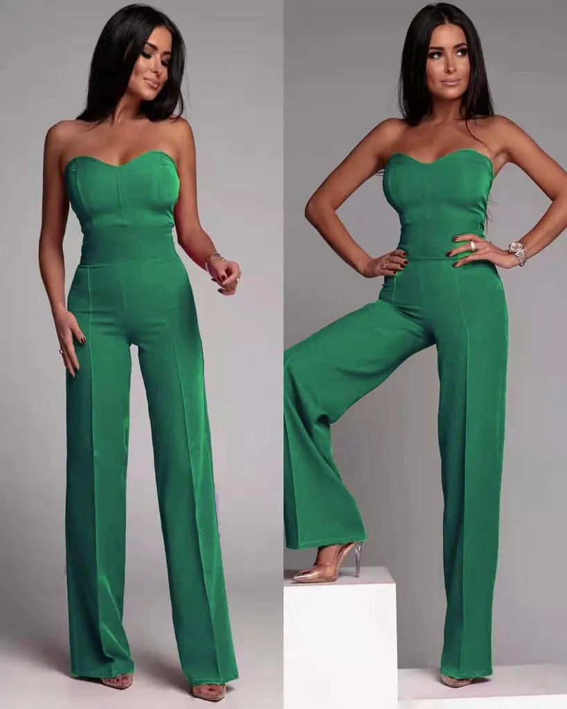 CHARLOTTE - STRAPLESS JUMPSUIT