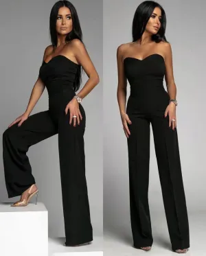 CHARLOTTE - STRAPLESS JUMPSUIT