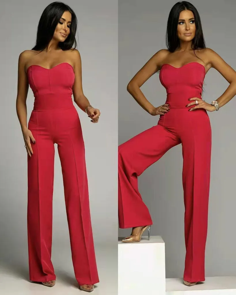 CHARLOTTE - STRAPLESS JUMPSUIT