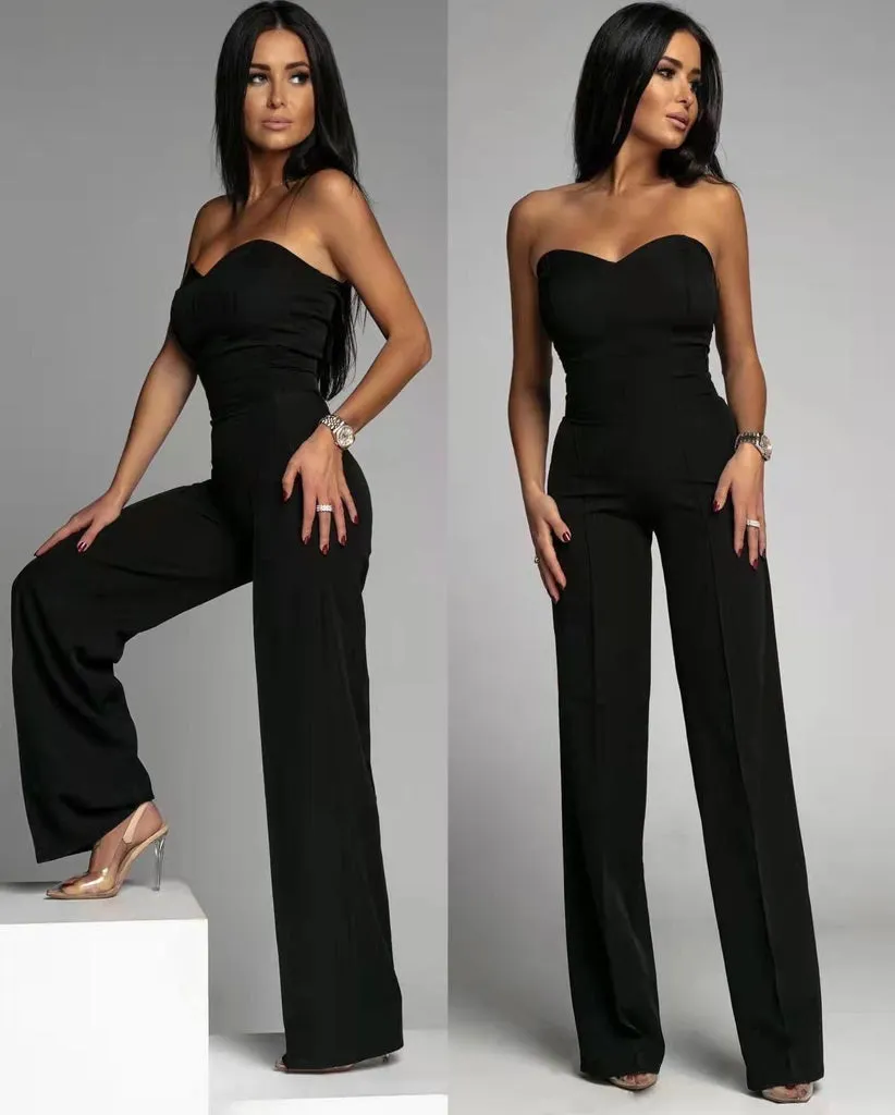 CHARLOTTE - STRAPLESS JUMPSUIT