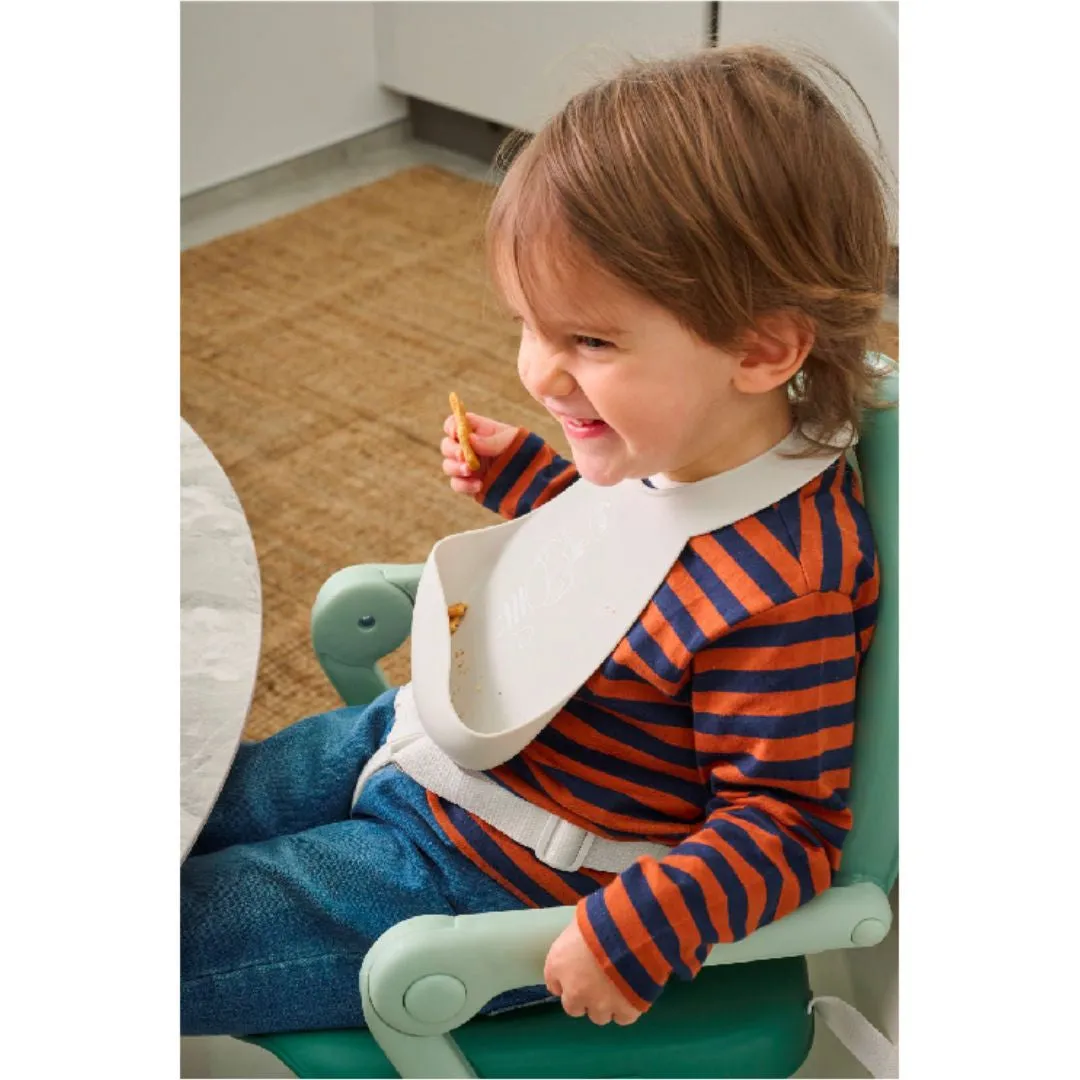 Chicco Take Eat Easy Silicone Bib with Crumb Catcher