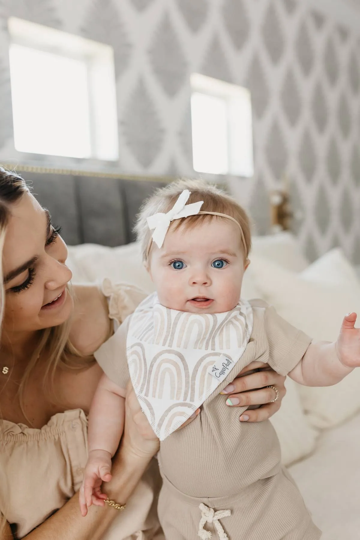 Copper Pearl Baby Bandana Bibs | Bliss