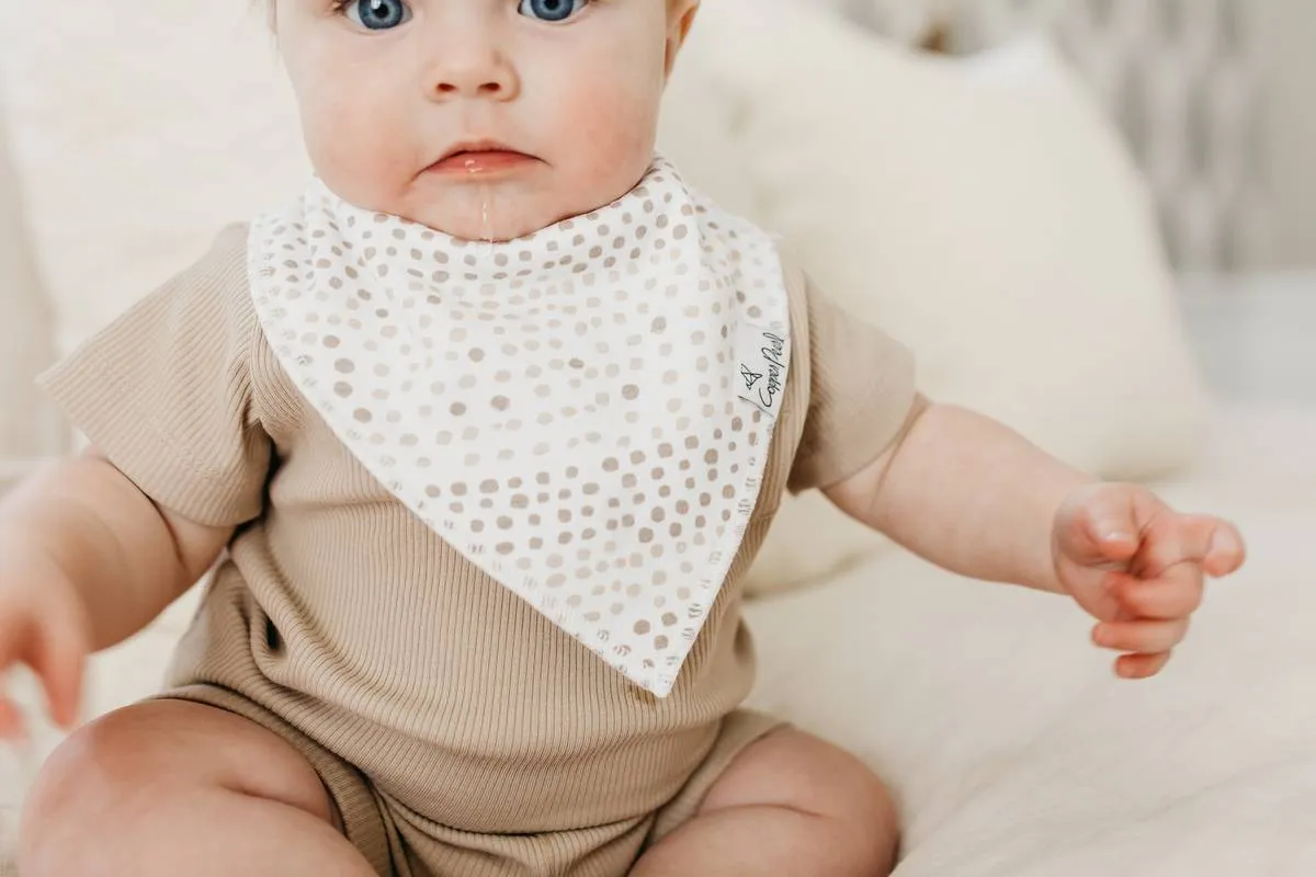 Copper Pearl Baby Bandana Bibs | Bliss