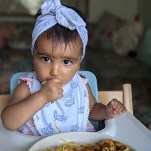 Cotton Knit Bib - Machhli