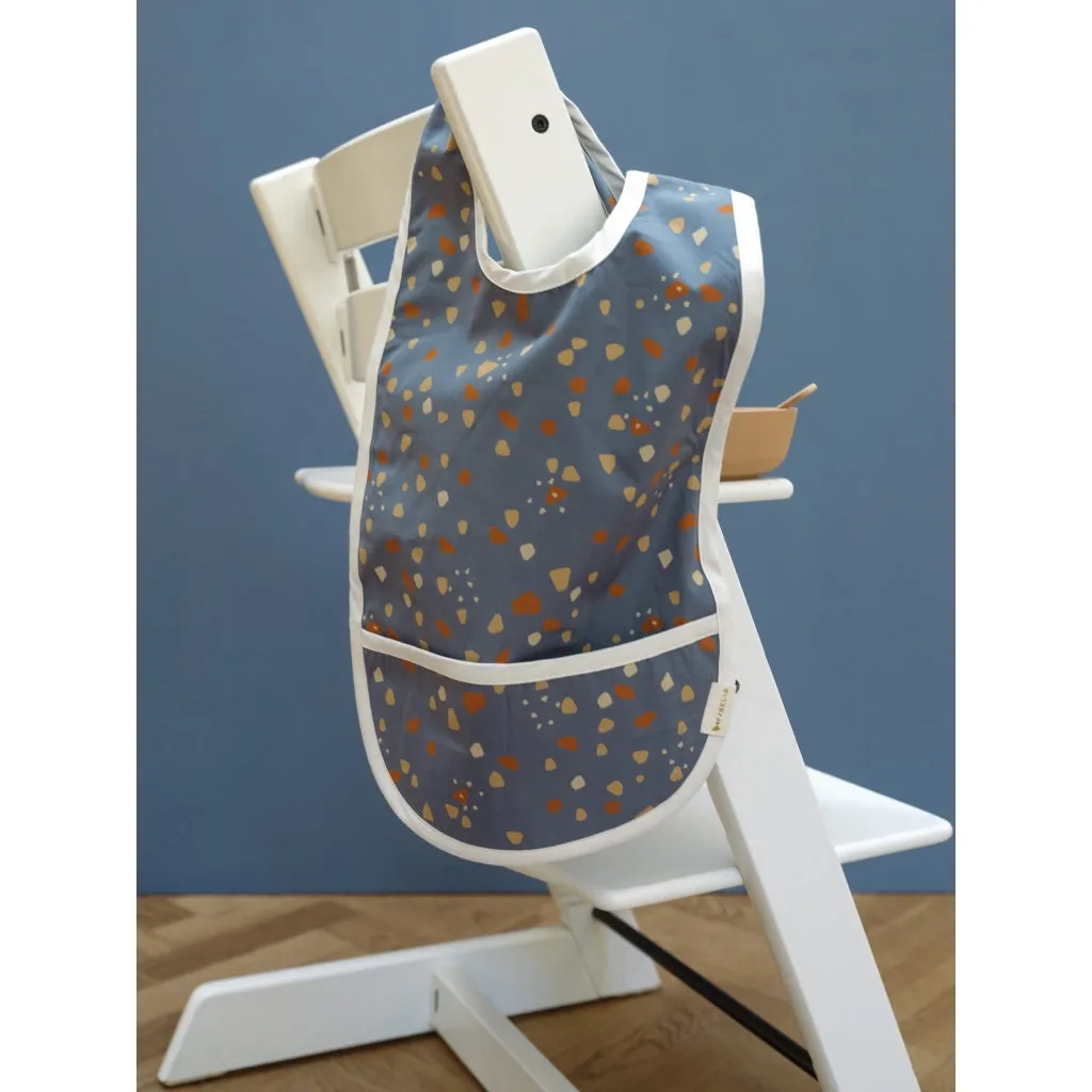 Cross Back Bib - Cobblestone