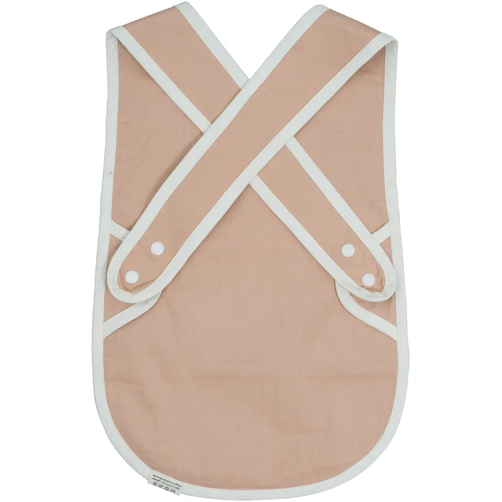 Cross Back Bib - Dusty Rose