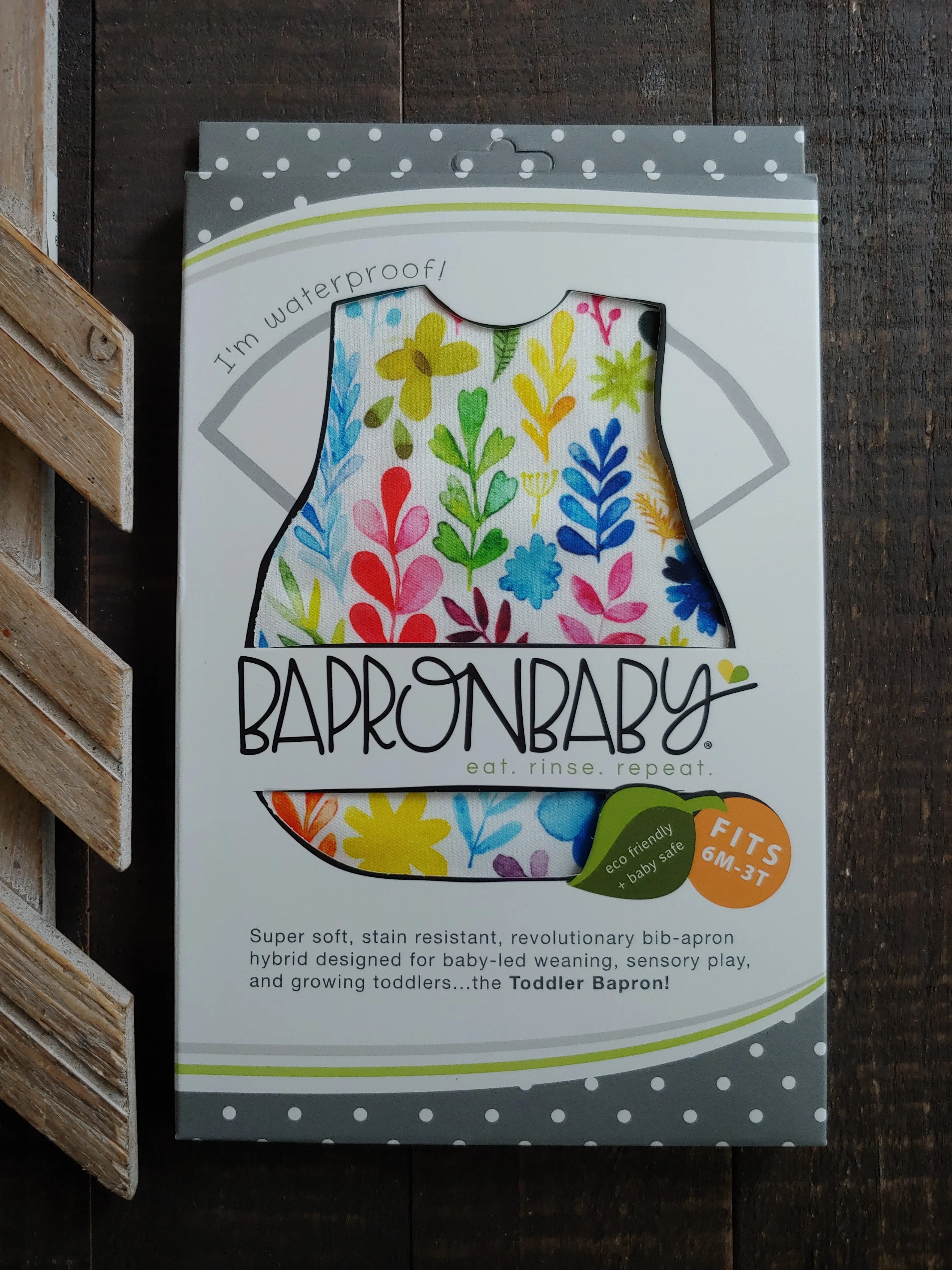 Dino ( Grey ) Bapron ll Bibb Apron ll 7 Styles ll Best Seller