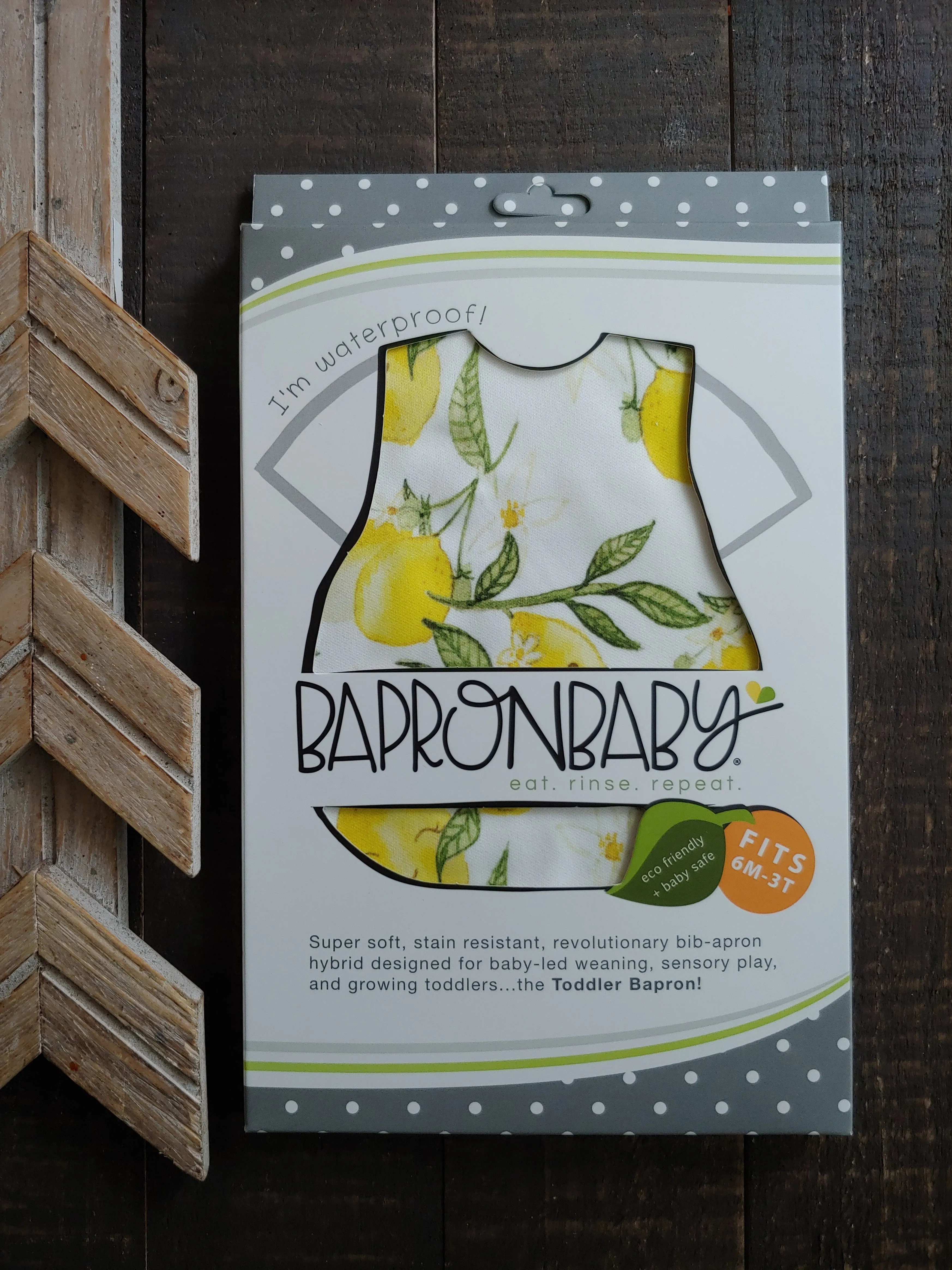 Dino ( Grey ) Bapron ll Bibb Apron ll 7 Styles ll Best Seller