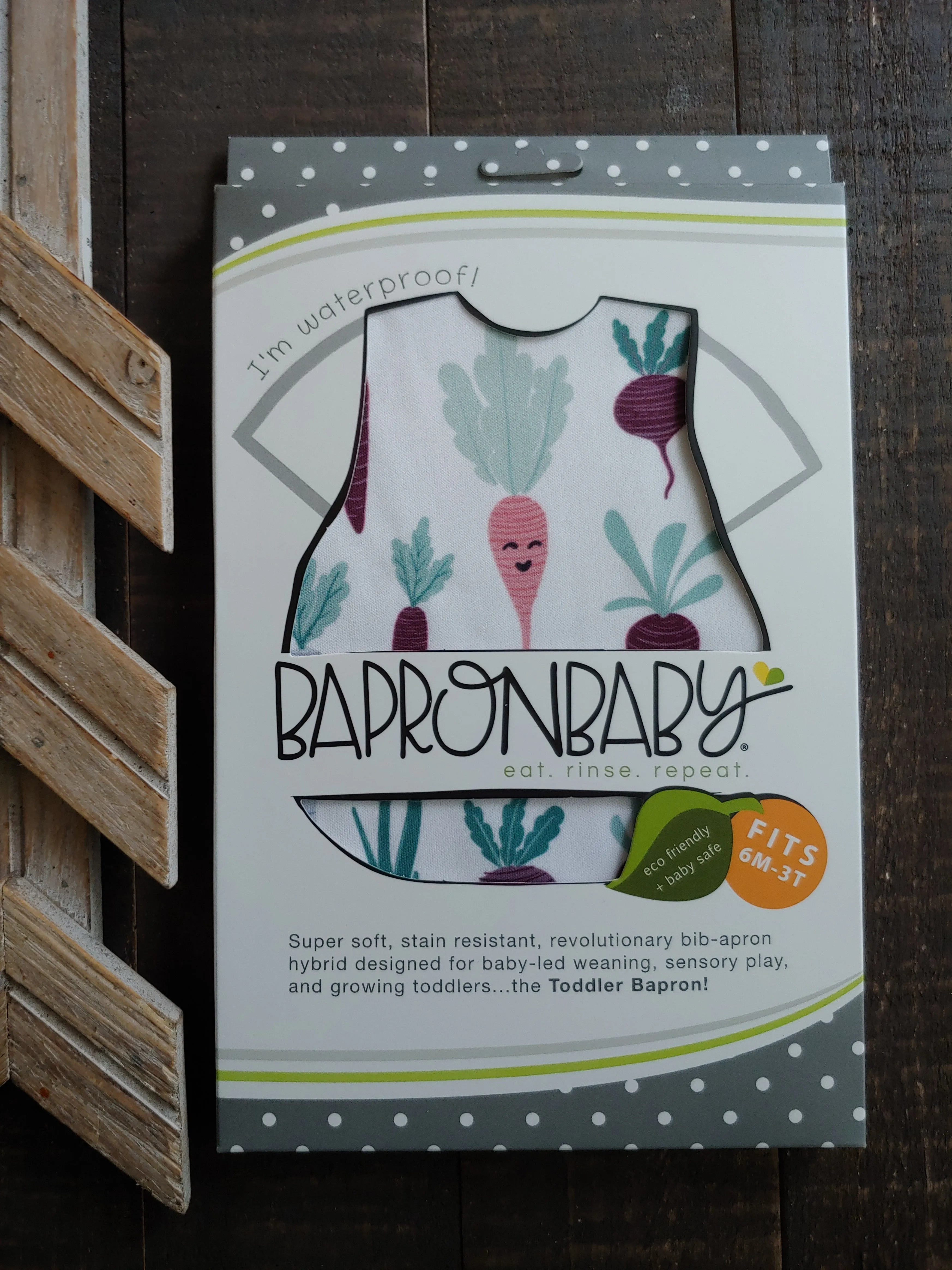 Dino ( Grey ) Bapron ll Bibb Apron ll 7 Styles ll Best Seller