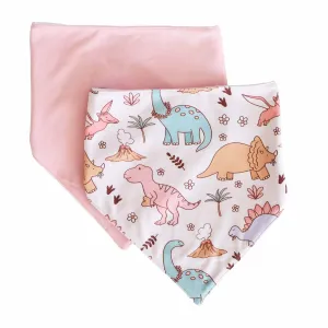 Dolly's Dinos 2pc Bandana Bibs