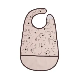 Done By Deer Bib w/velcro in Contour Powder