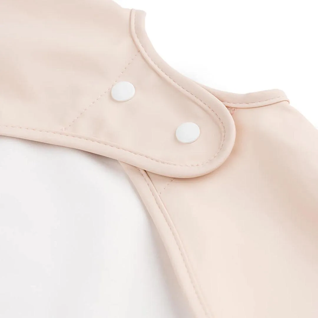 Done by Deer Sleeved Pocket Bib - Ozzo - Powder