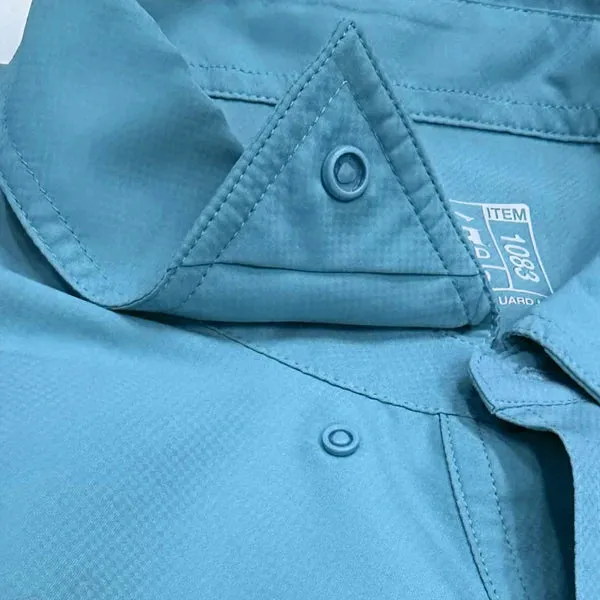 GameGuard Blue Waves Short Sleeve Classic Microfiber Men's Shirt