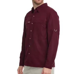 GameGuard Long Sleeve Maroon Men's Explorer Shirt