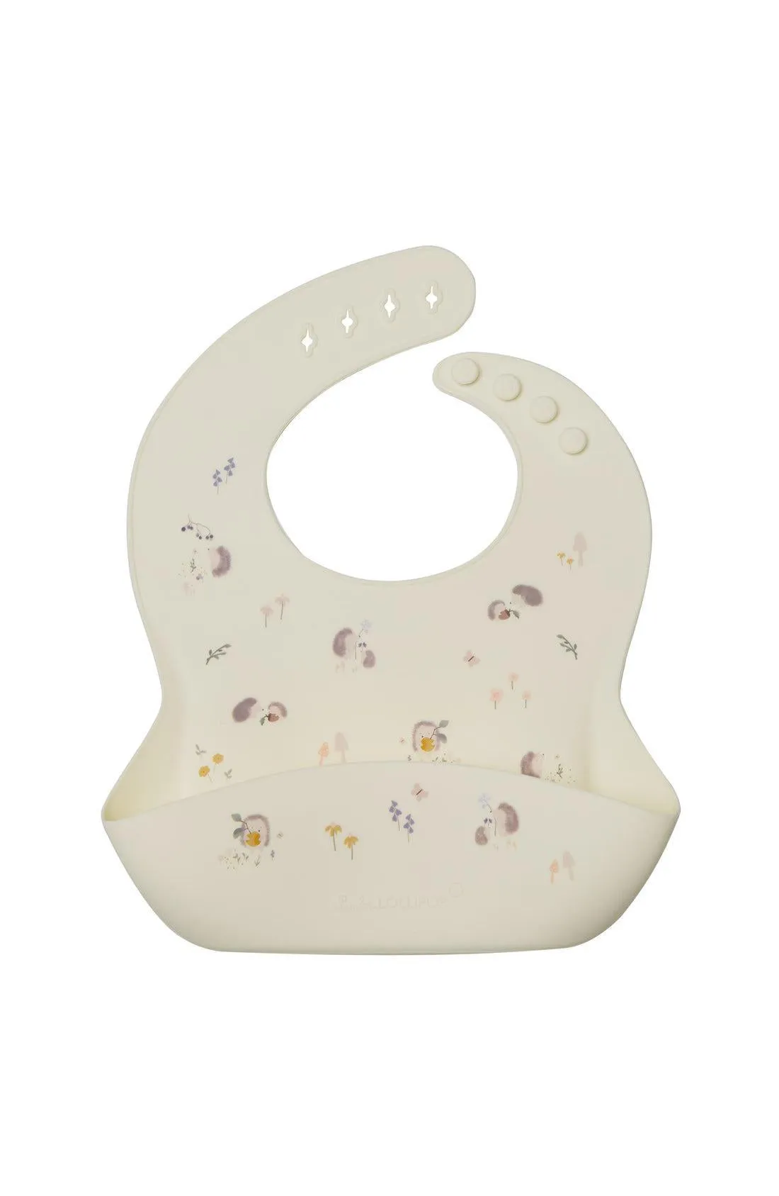 Hedgehogs Silicone Bib