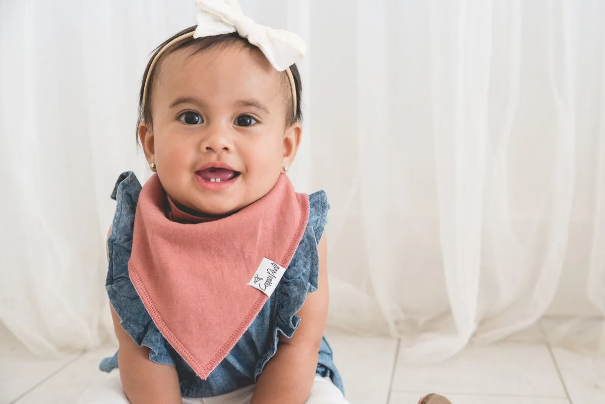Jade Baby Bandana Bib- 4 Pack