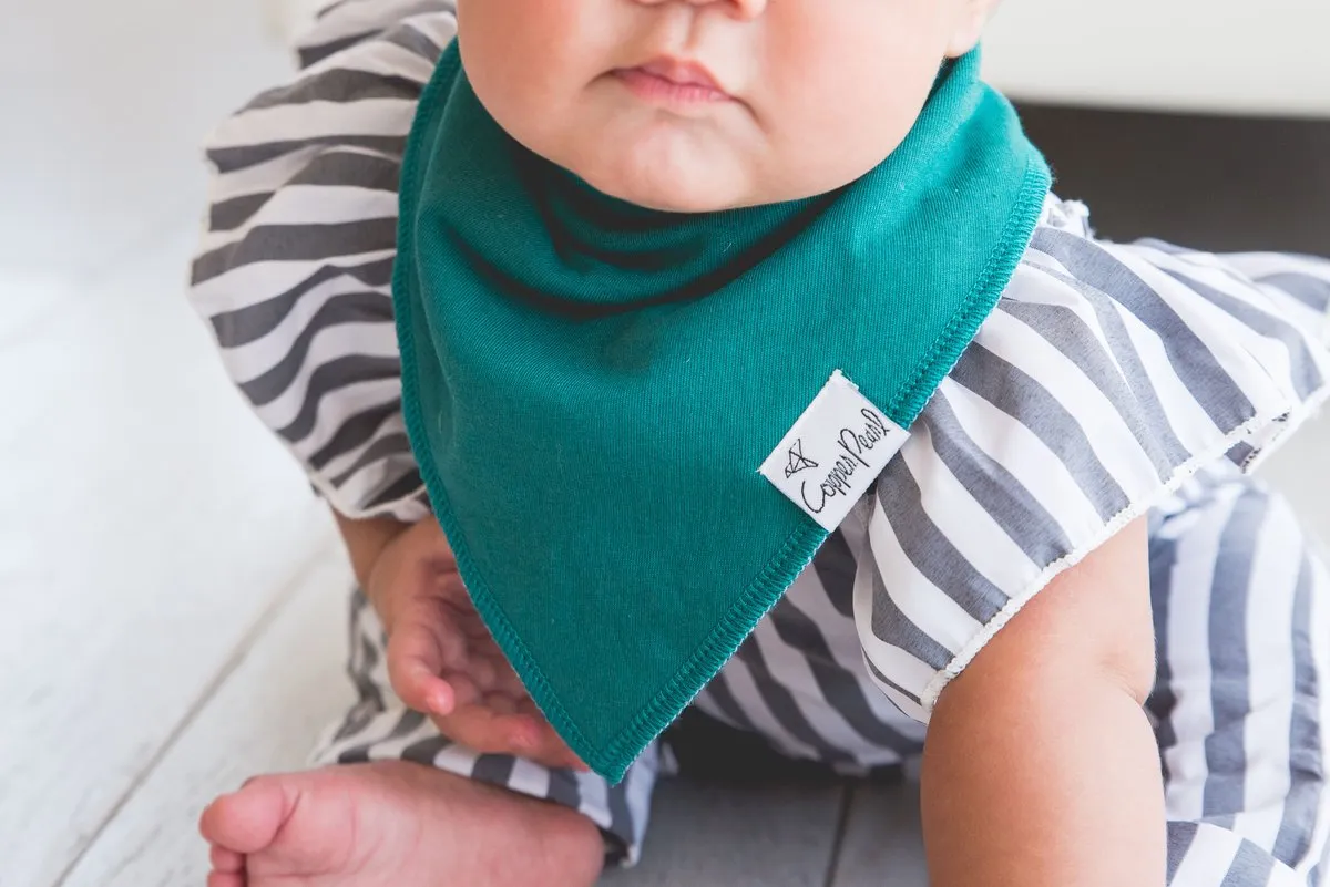 Jade Baby Bandana Bib- 4 Pack