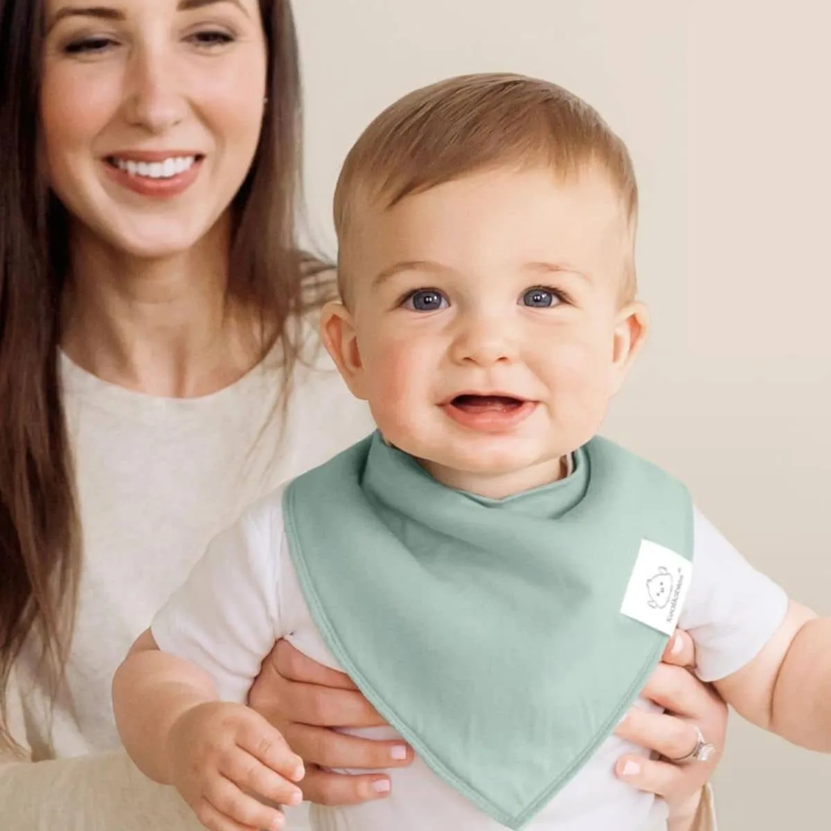 KeaBabies Organic Bandana Bibs Set - Roarsome