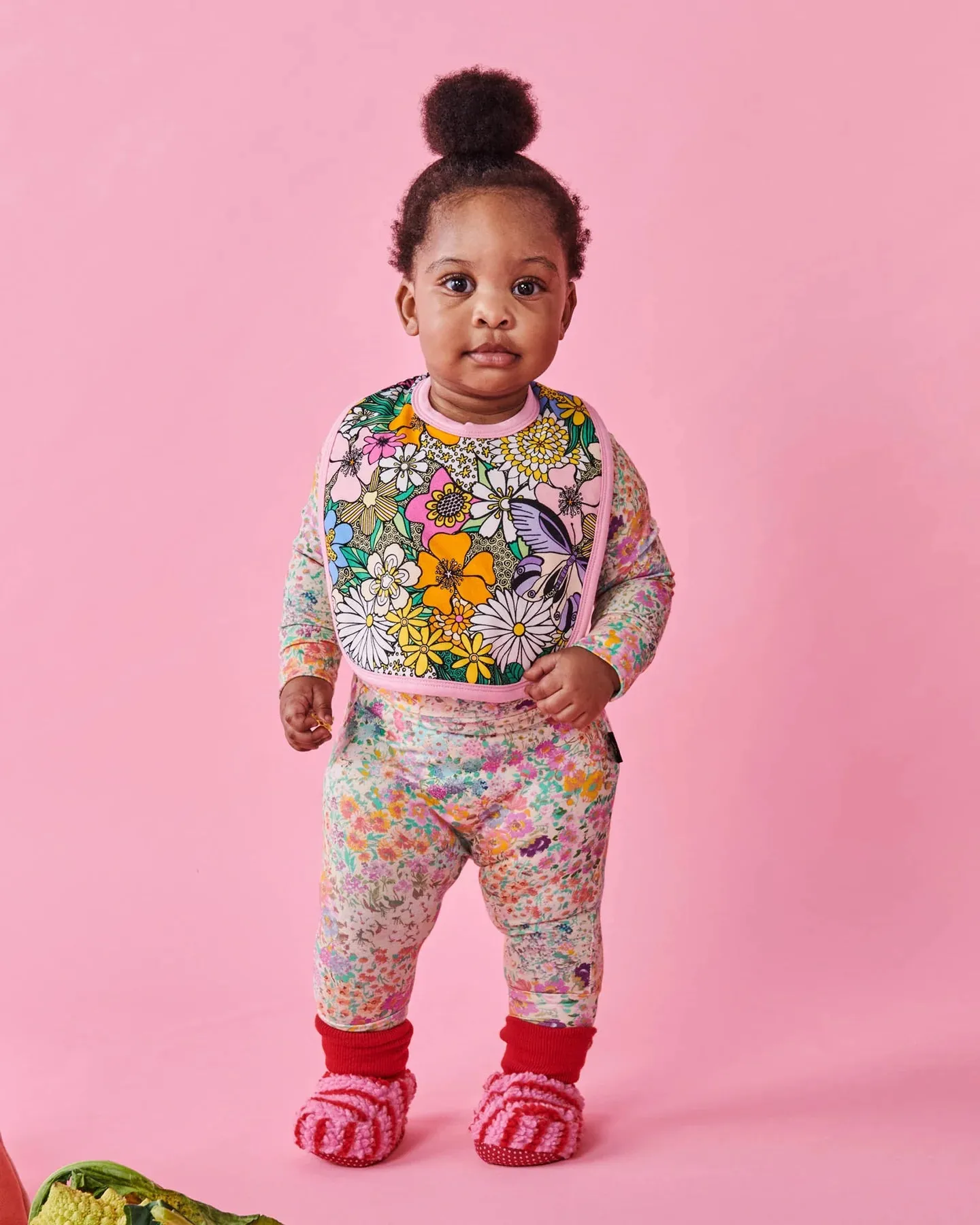 Kip & Co Bliss Floral Organic Cotton Bib