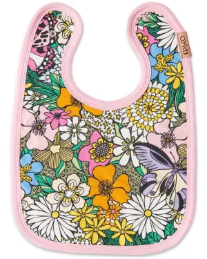 Kip & Co Bliss Floral Organic Cotton Bib