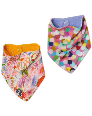 Kip & Co Fun Times Organic Cotton Dribble Bib Set