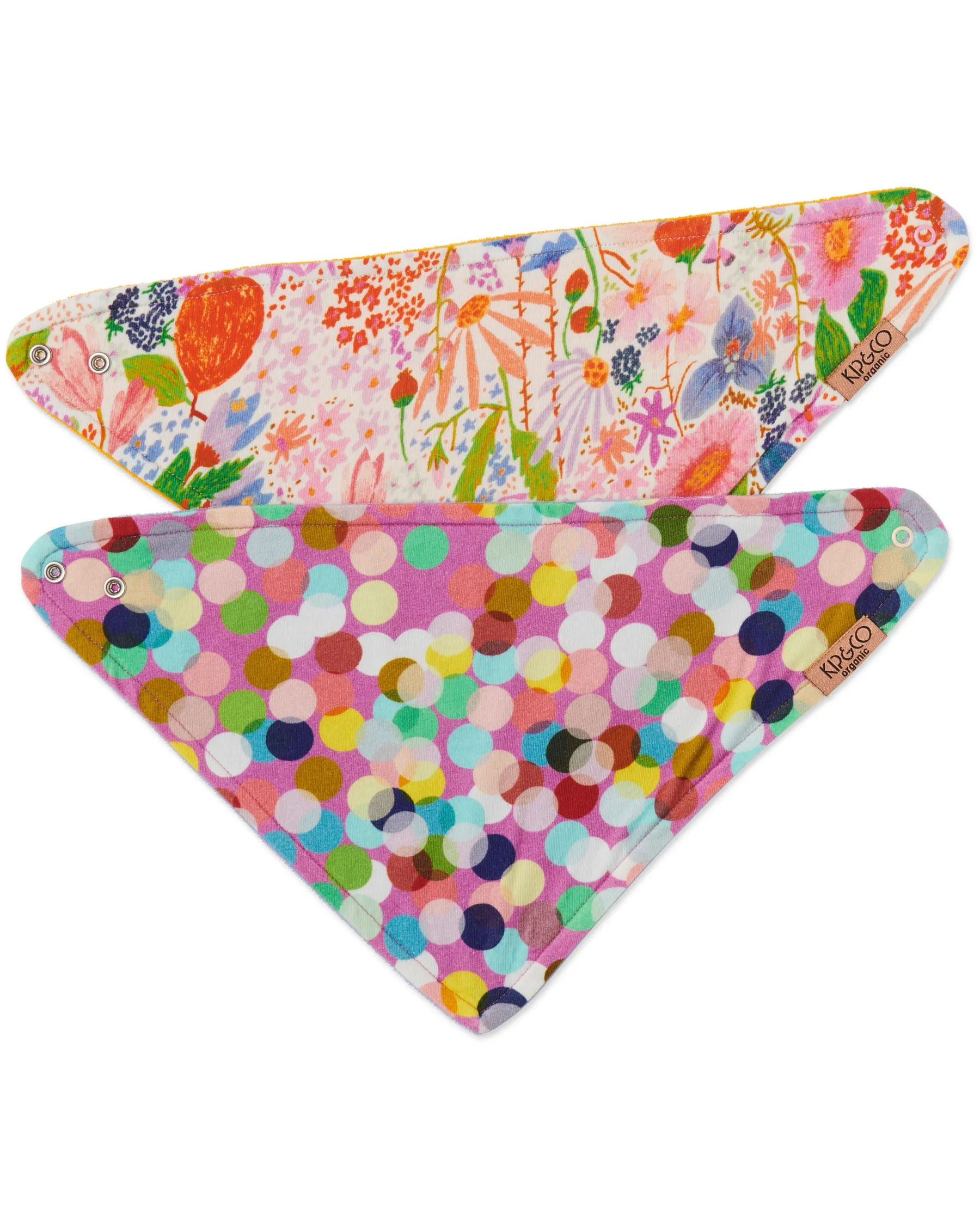 Kip & Co Fun Times Organic Cotton Dribble Bib Set