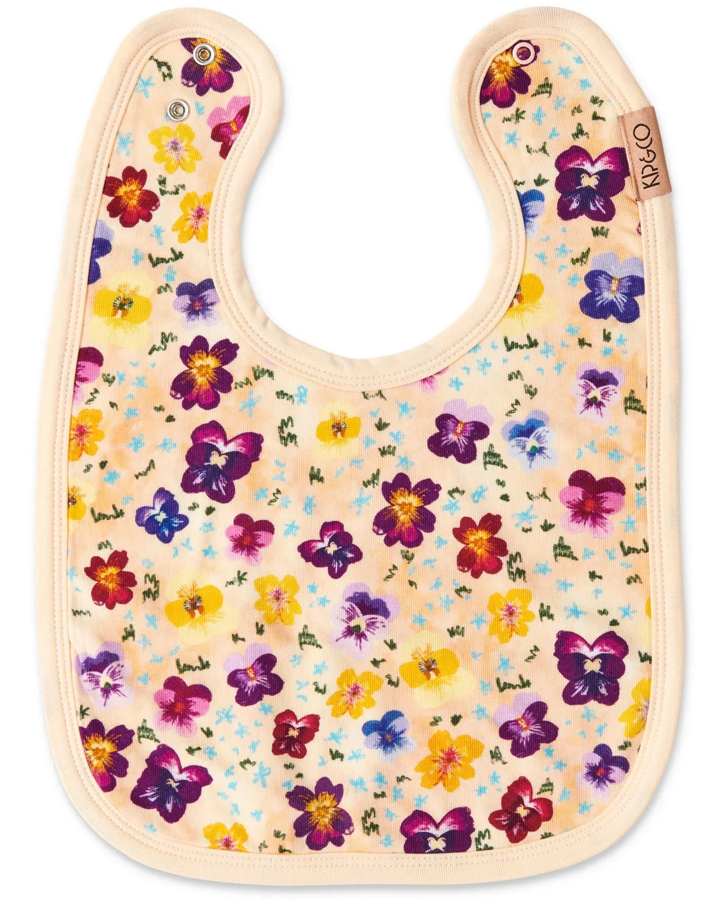 Kip & Co Pansy Organic Cotton Bib