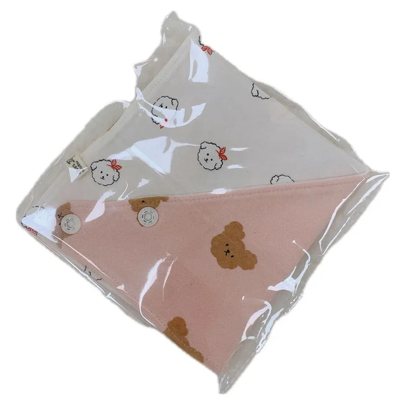 Korean Soft Cotton Reversible bib