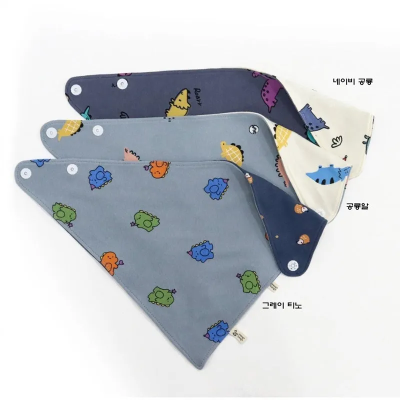 Korean Soft Cotton Reversible bib