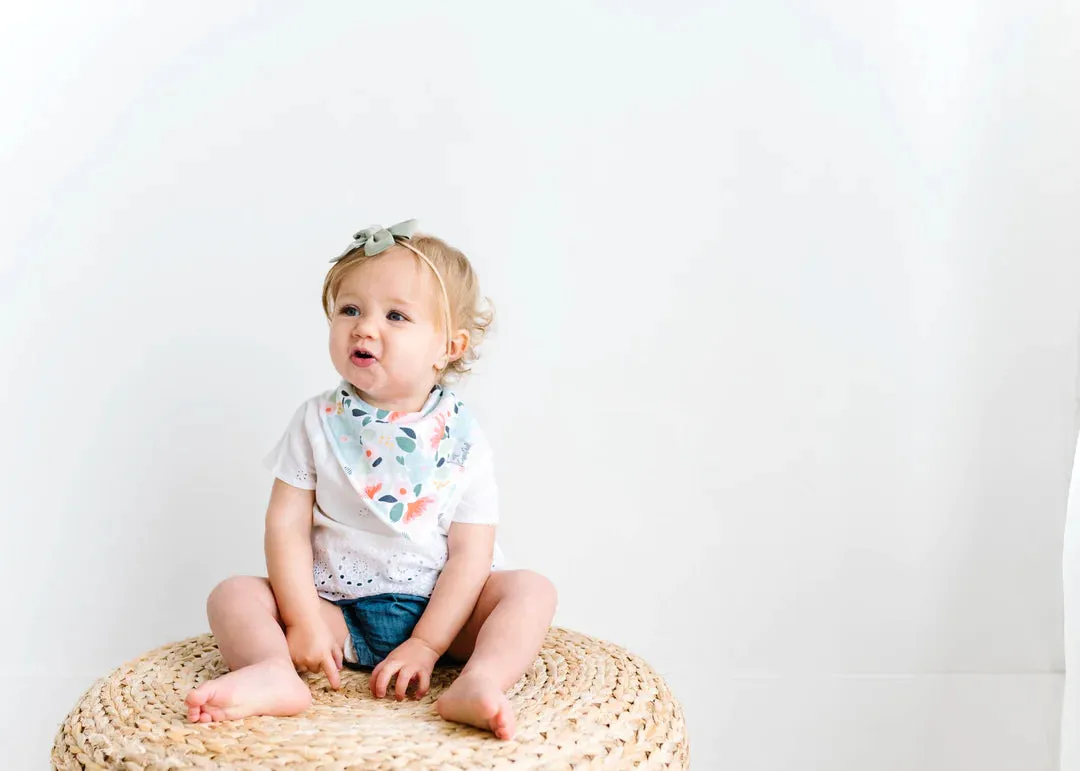Leilani Baby Bandana Bib- 4 Pack