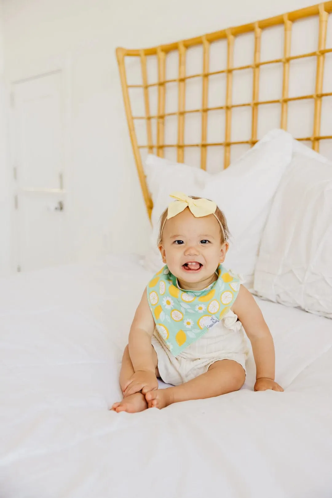 Lemon Bandana Bibs