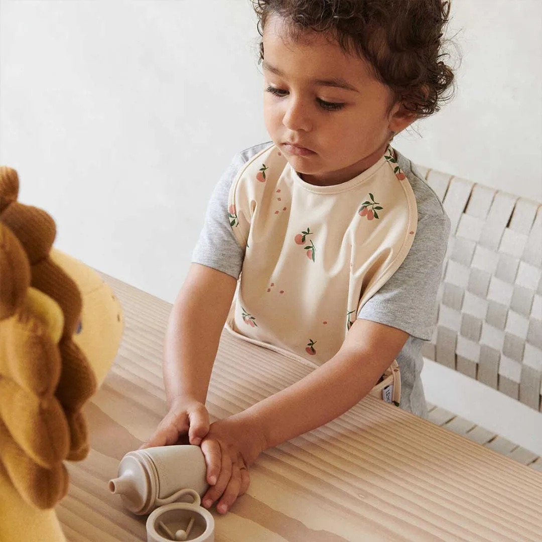 Liewood Lai Bib - Peach - Seashell Mix