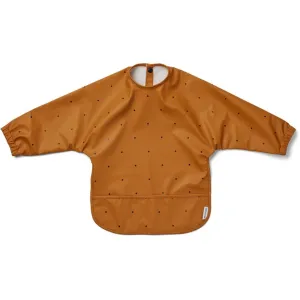Liewood Merle Cape Bib in Classic Dot Mustard