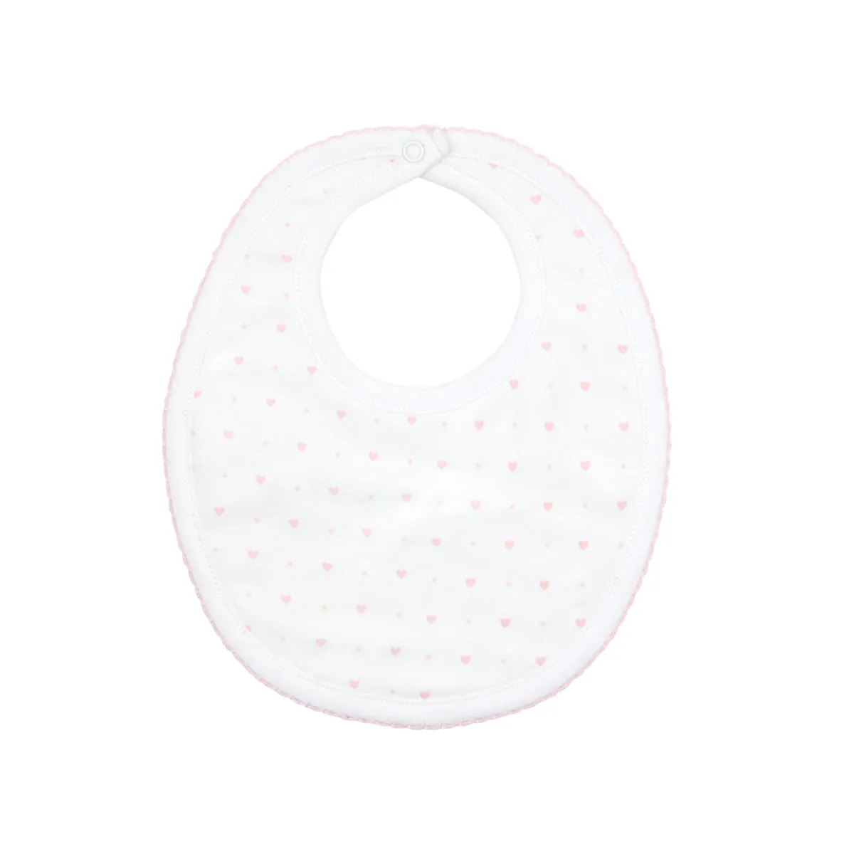 Lovely Dots Printed Bib | Baby Girl