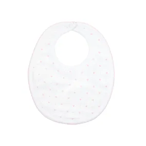 Lovely Dots Printed Bib | Baby Girl