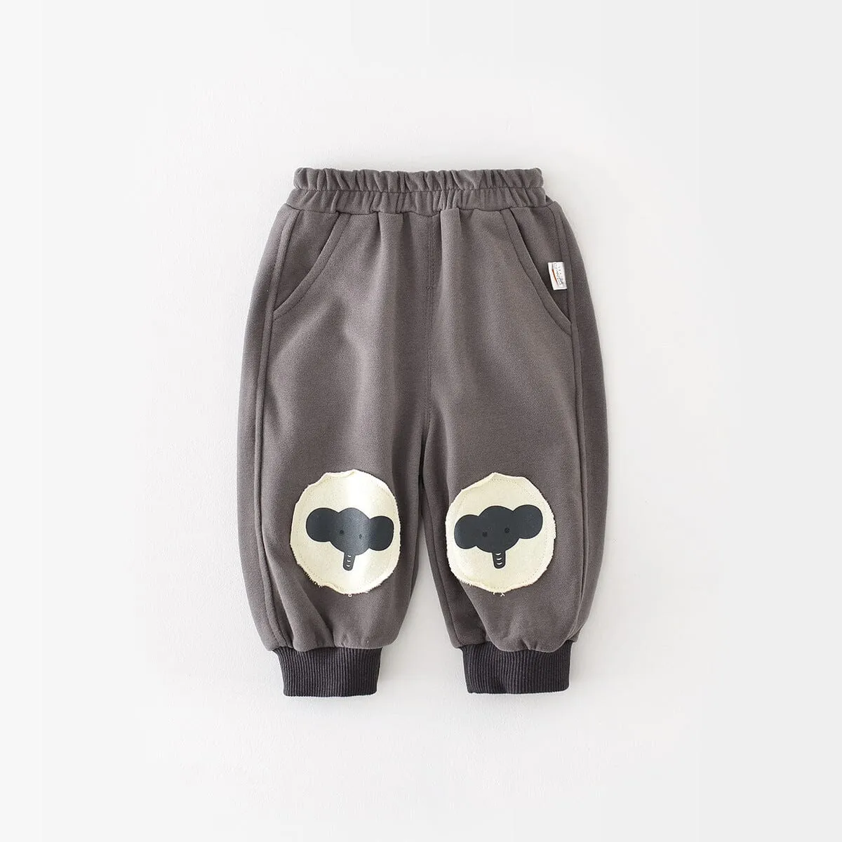 Mason Cartoon Patch Baby Casual Sweatpants