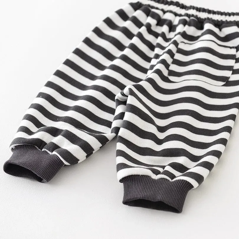 Mason Cartoon Patch Baby Casual Sweatpants